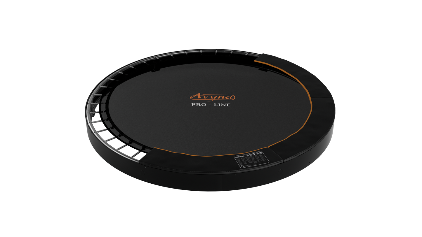 Avyna Trampoline FlatLevel Ø245 | Zwart