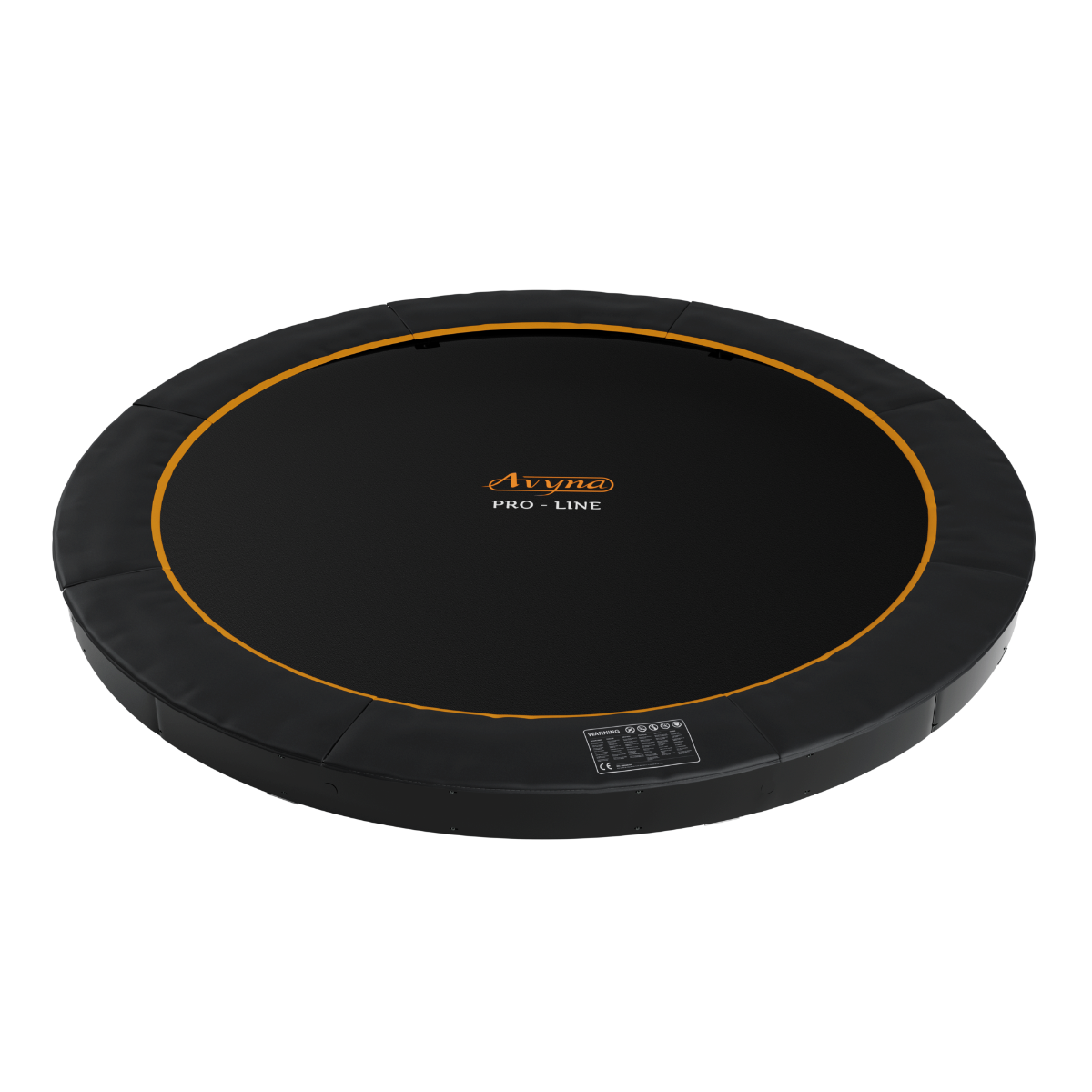 Avyna Trampoline FlatLevel Ø365 met veiligheidsnet | Zwart