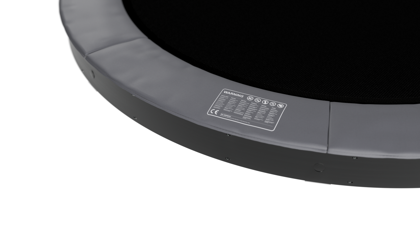 Avyna Trampoline FlatLevel Ø430 | Grijs