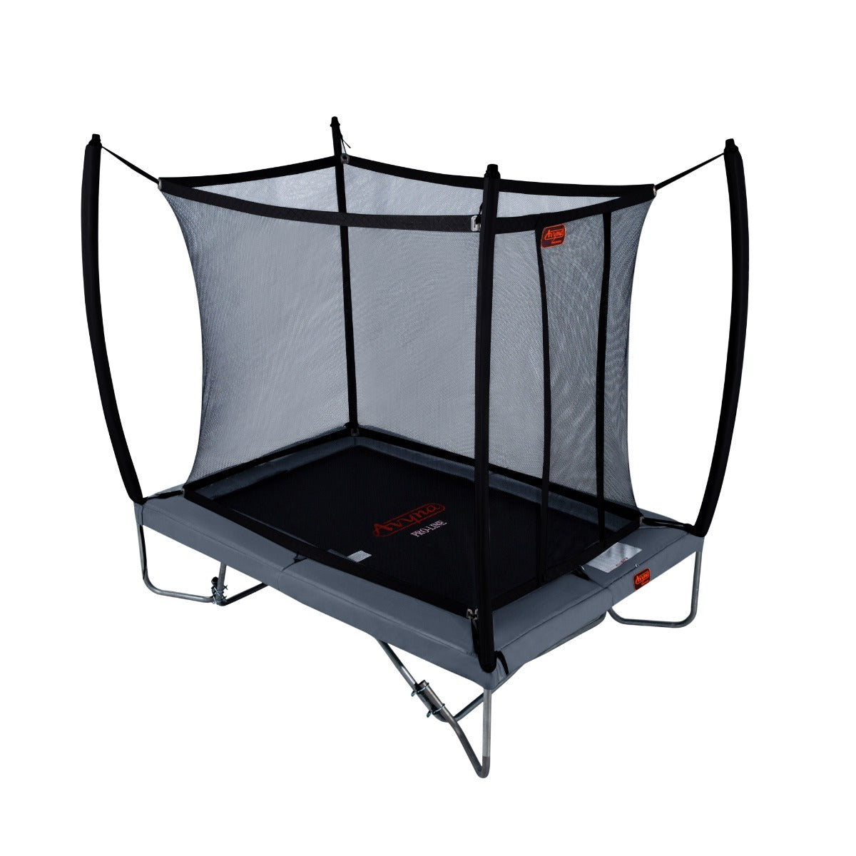 Avyna Trampoline Opbouw 275x190 (213) met net – Grijs