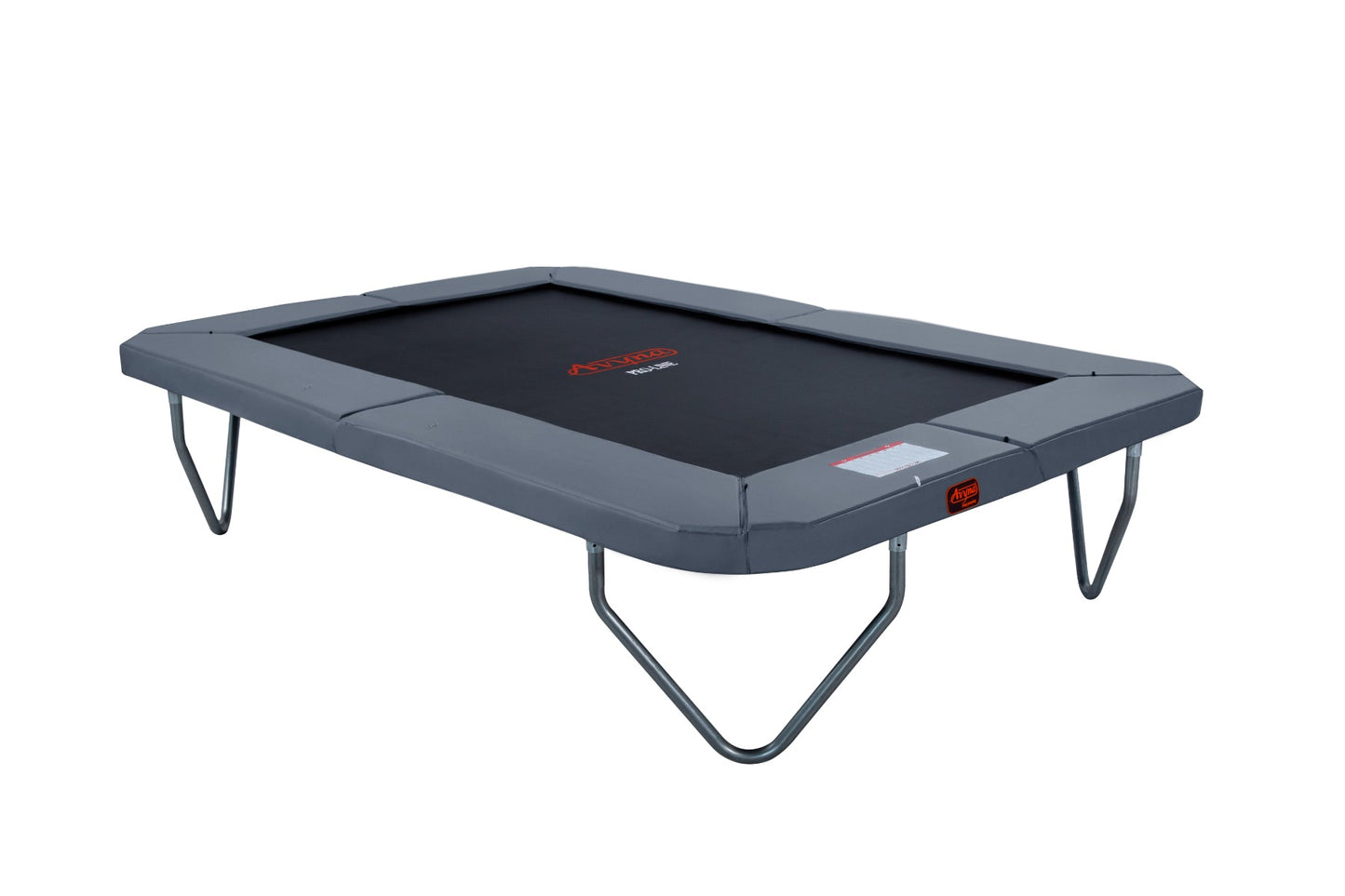 Avyna Trampoline Opbouw 380x255 (238) met net – Grijs