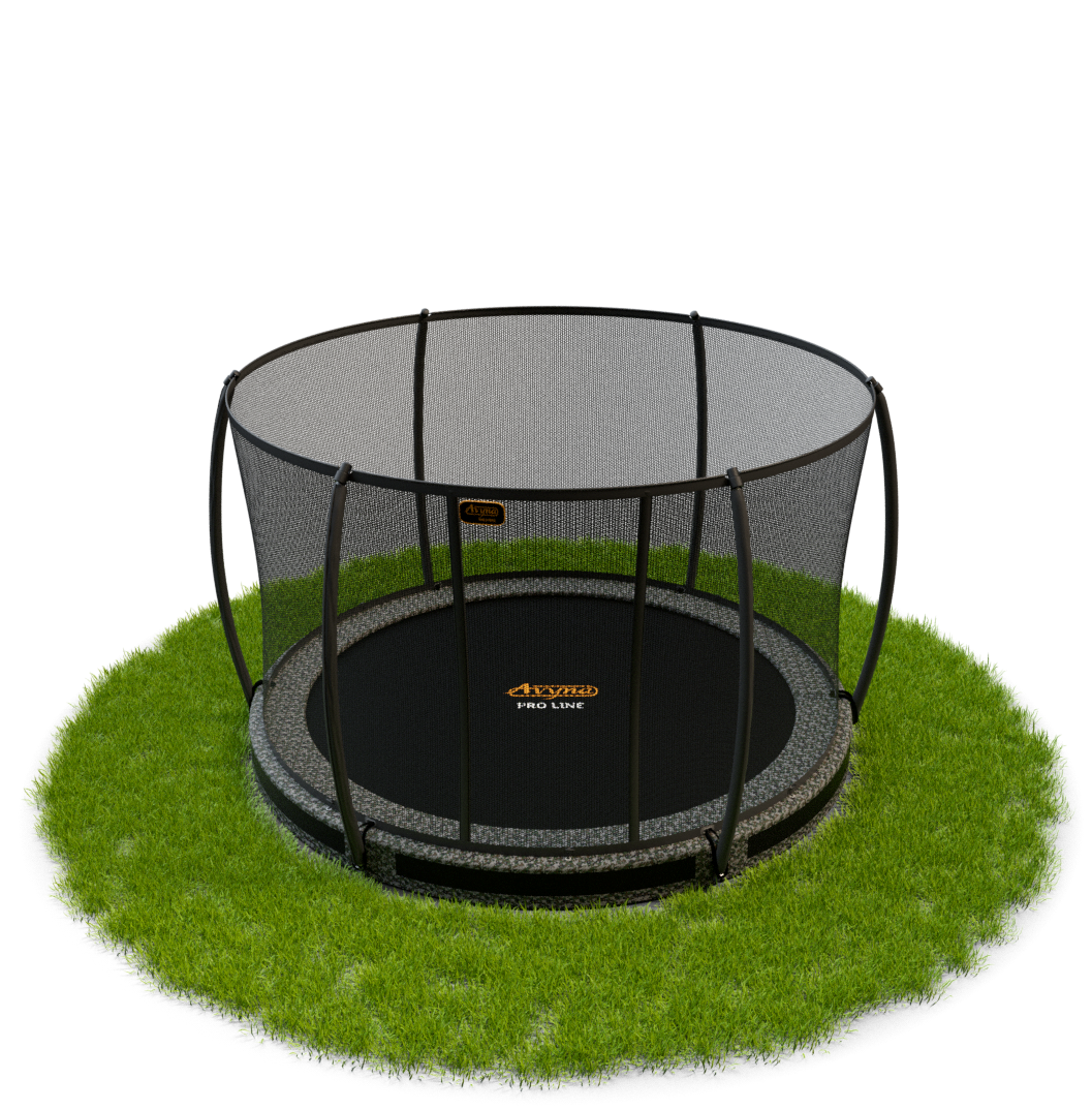 Avyna Trampoline InGround Ø245 met veiligheidsnet | Camouflage