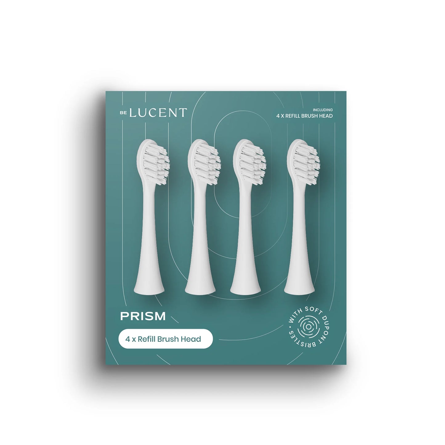 Be Lucent Prism Refill 4 Toothbrush Heads