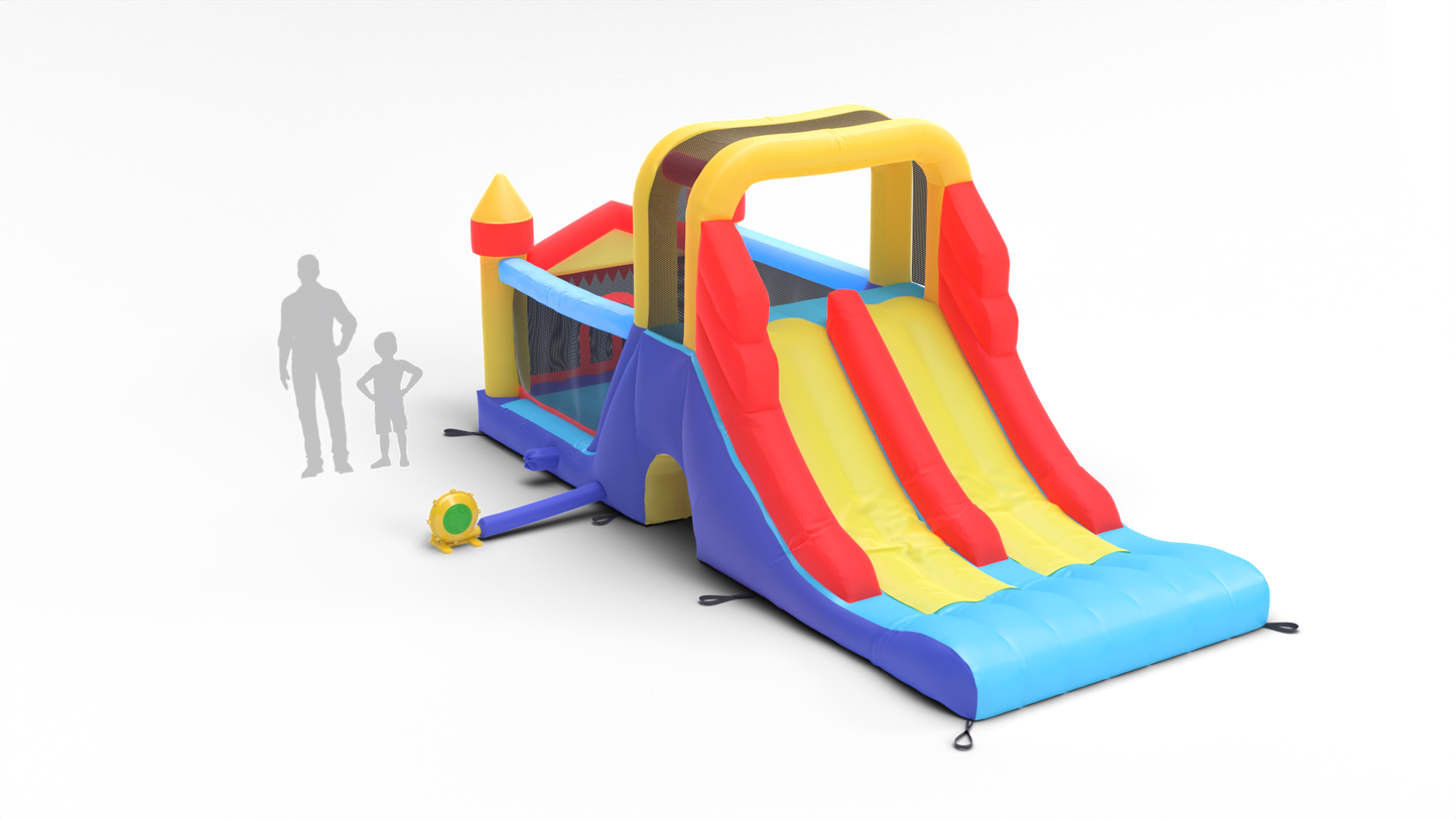 Springkussen Double Mega Slide – Avyna