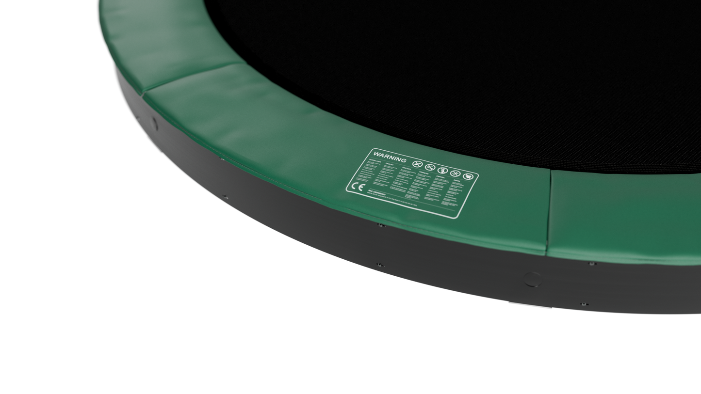 Avyna Trampoline FlatLevel Ø430 | Groen