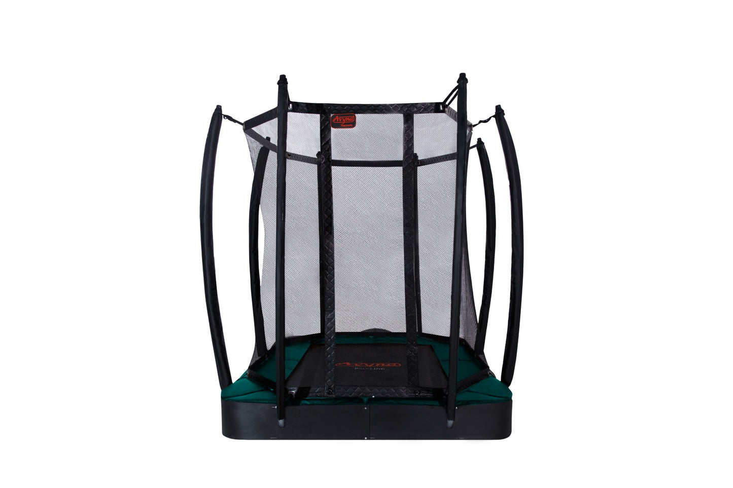 Avyna Trampoline FlatLevel 275x190 (213) met net | Groen