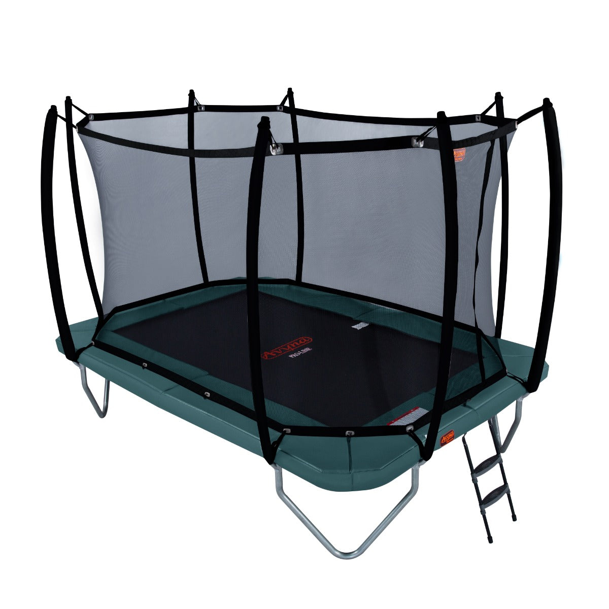 Avyna Trampoline Opbouw 380x255 (238) met net – Groen