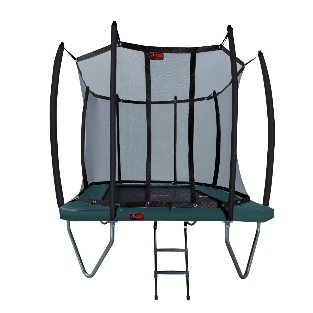 Avyna Trampoline Opbouw 380x255 (238) met net – Groen
