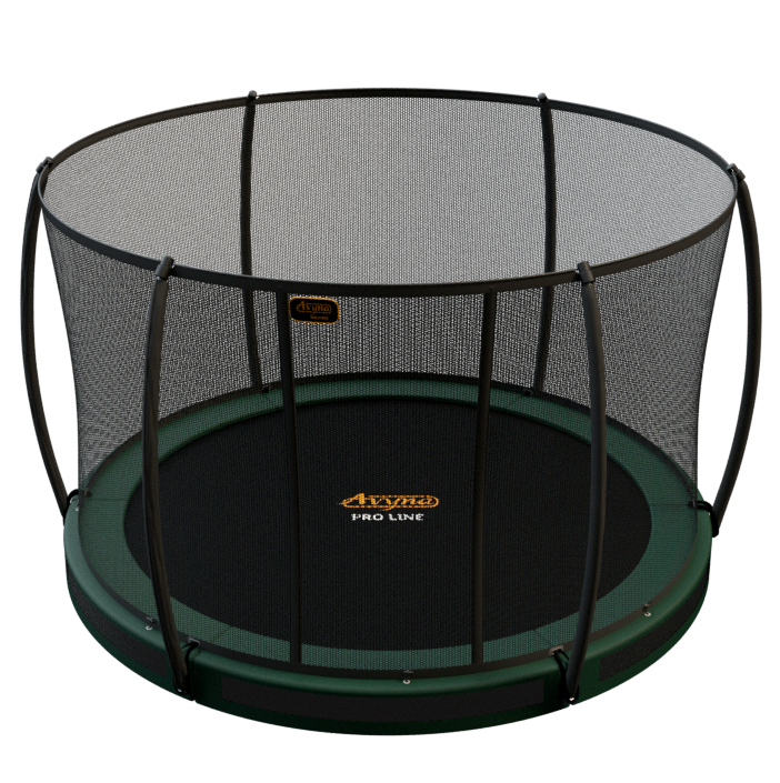 Avyna Trampoline InGround Ø305 met veiligheidsnet | Groen