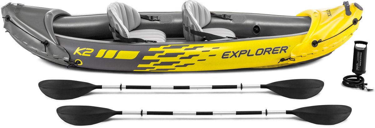 Intex Explorer K2 Kajak Opblaasbaar 2 Persoons