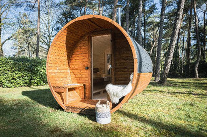 Barrelsauna 6 persoons Harvia houtkachel