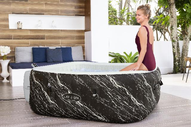 Lay-Z-Spa Hollywood Luxe airjet 6 zwart marble