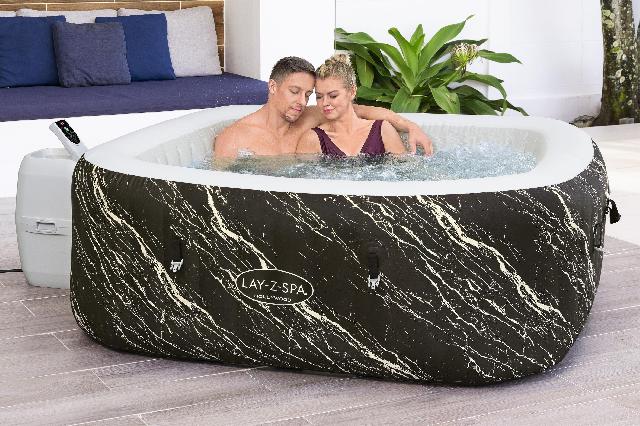 Lay-Z-Spa Hollywood Luxe airjet 6 zwart marble