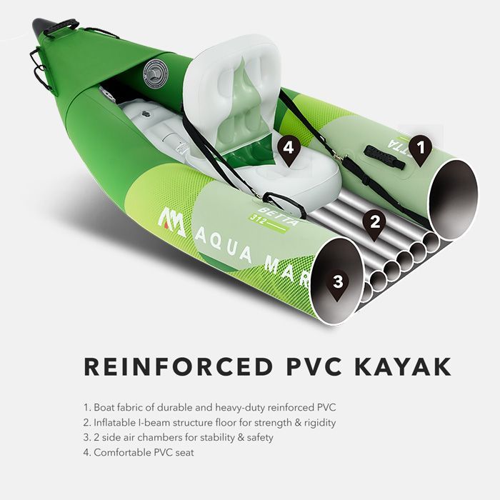 Aqua Marina Betta HM K0 312 Kajak Groen