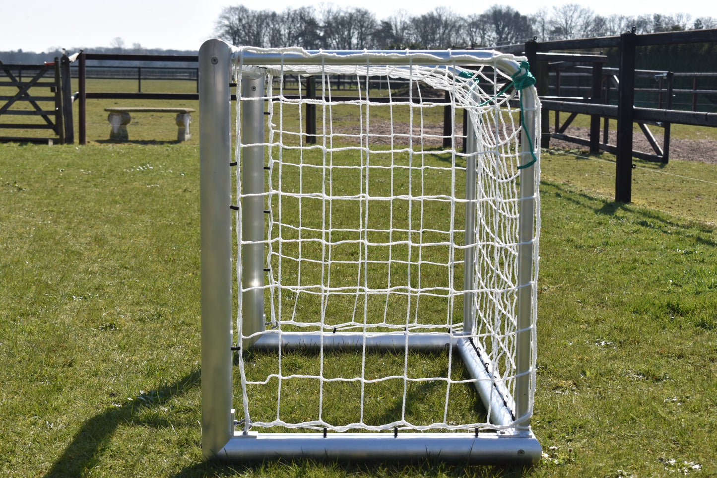 Voetbaldoelen Aluminium 150x100 (set van 2) – Professioneel