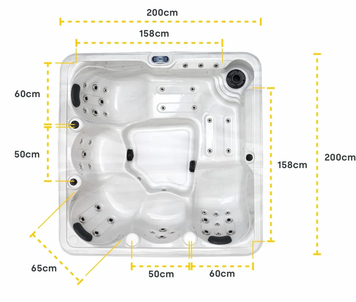 W'eau Delta spa 5 persoons
