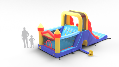 Springkussen Double Mega Slide – Avyna